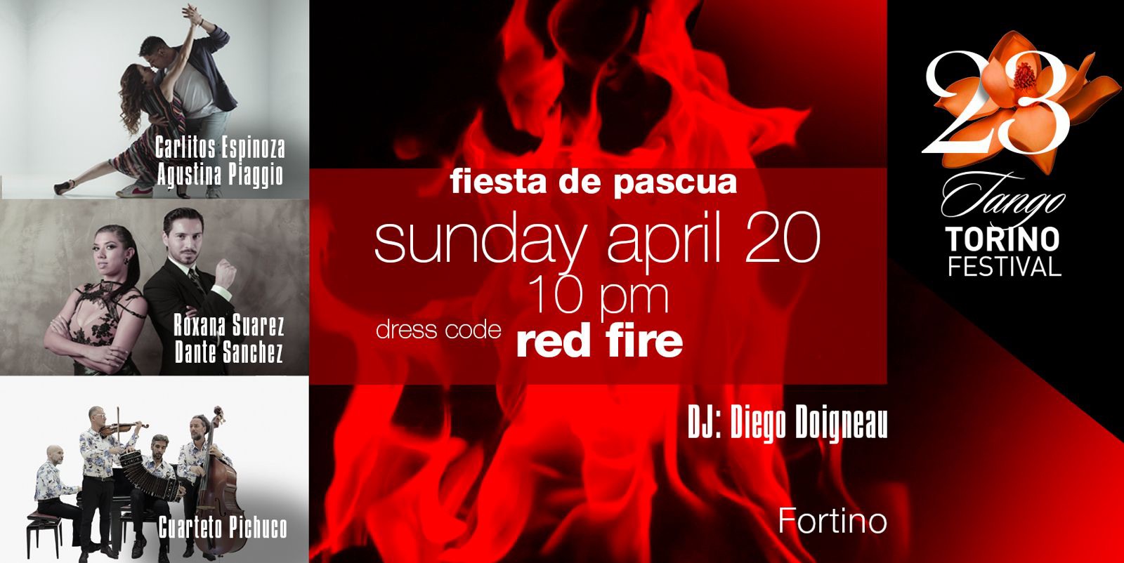 Milonga de Pasqua del 23* Tango Torino Festival Domenica 20 Aprile 2025