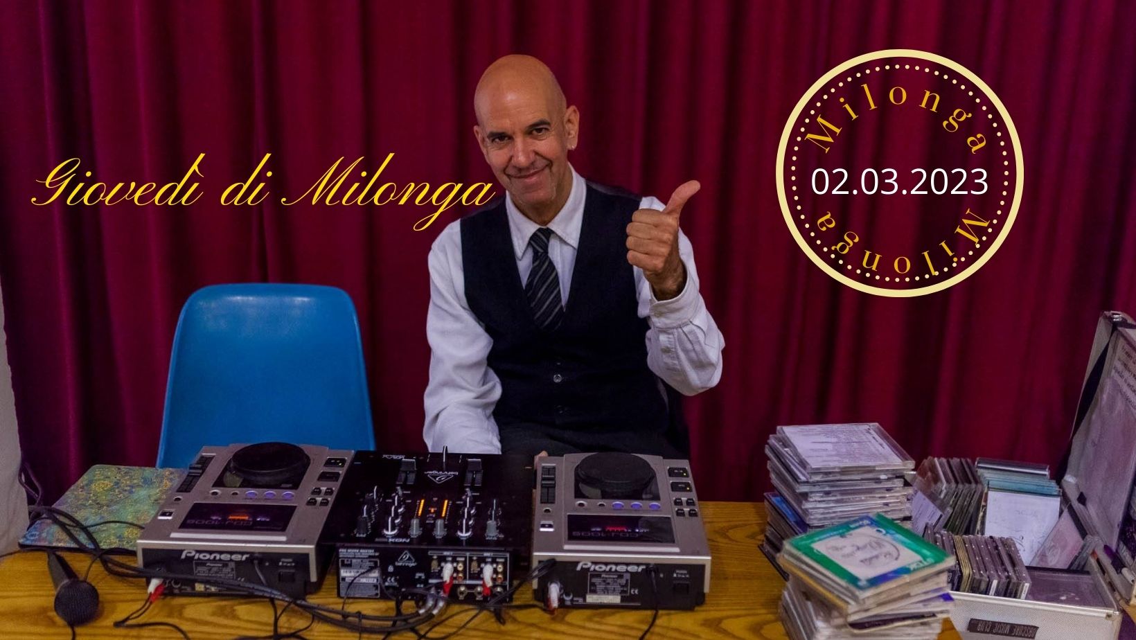 Giovedì di Milonga: in consolle Luca "el Pelado"