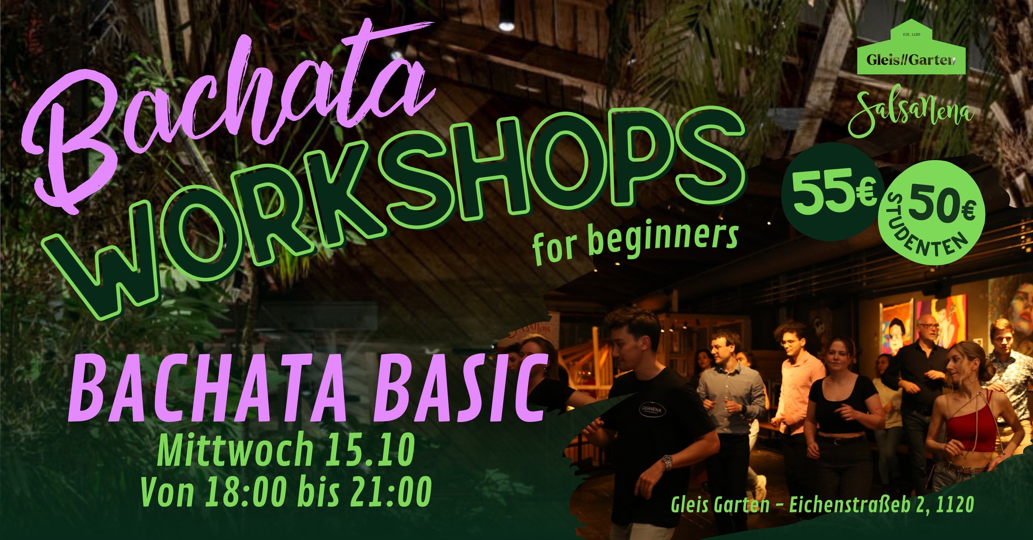 Bachata Basic - Tanzen, Essen & Trinken 🍹💃