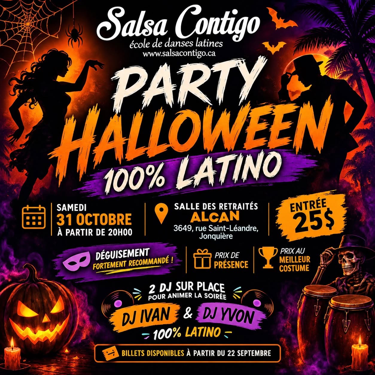 👻🎃 PARTY HALLOWEEN 100 % LATINO 🎃👻