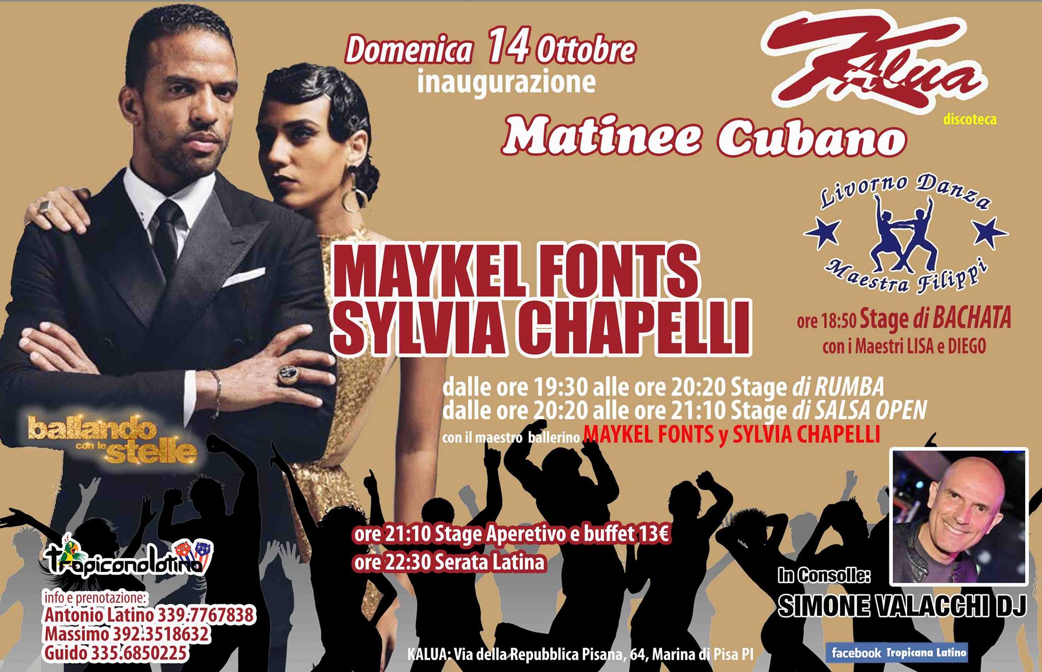 Inaugurazione DomenicaLatina ospite Maykel FONTS e Sylvia