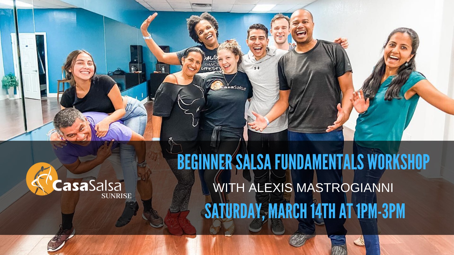 Beginner Salsa On2 Fundamentals Workshop with Alexis