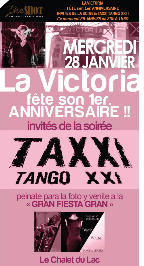 « LA VICTORIA » FÊTE son 1er. ANNIVERSAIRE !!!!!! PEINATE PARA LA FOTO y venite a la « GRAN FIESTA GRAN »