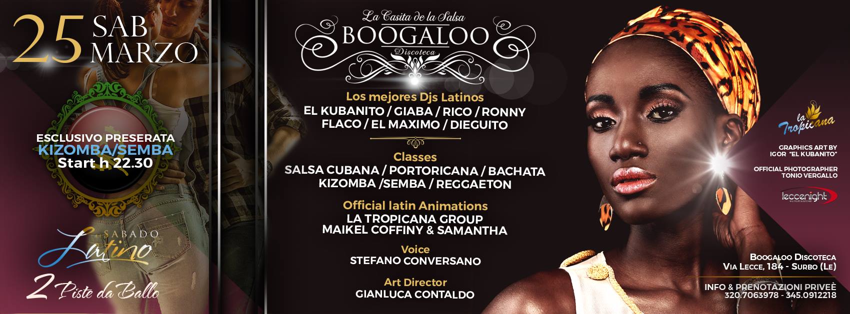 Boogaloo - El Sabado Latino 25 Marzo 2017