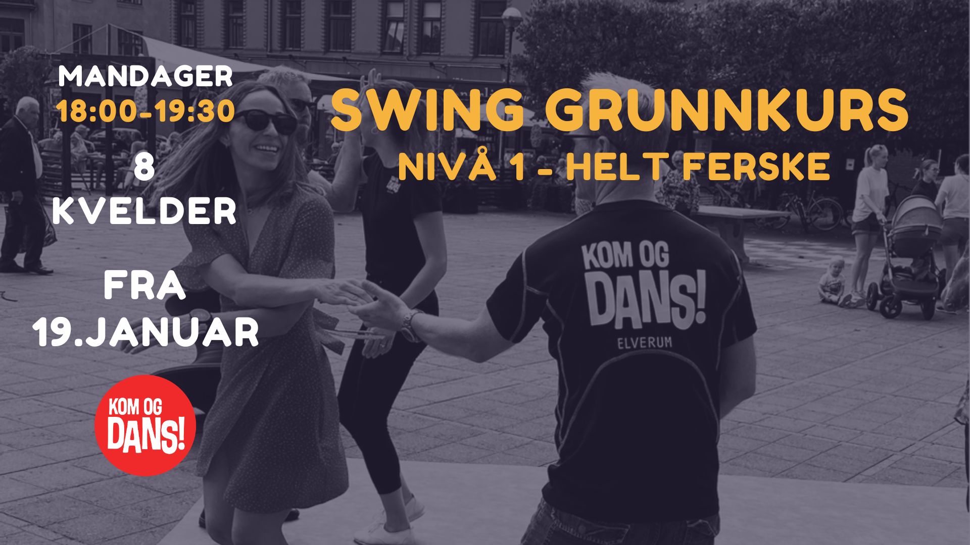 Swing Grunnkurs - Nivå 1