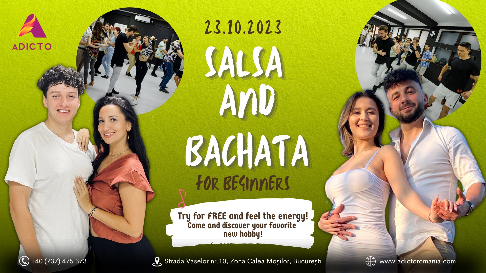 INVATA SA DANSEZI SALSA SI BACHATA