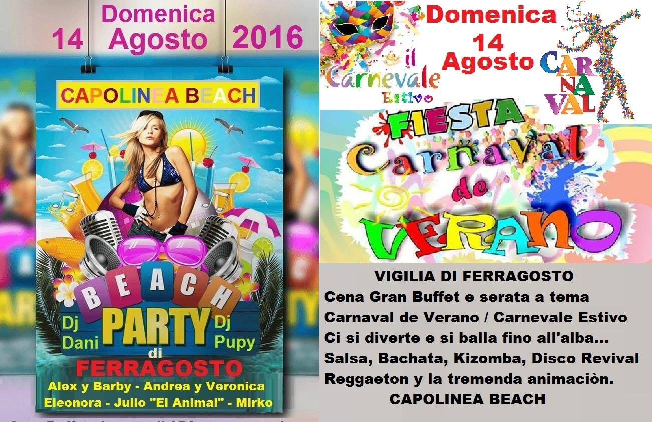 Vigilia di Ferragosto Fiesta Carnaval al Capolinea