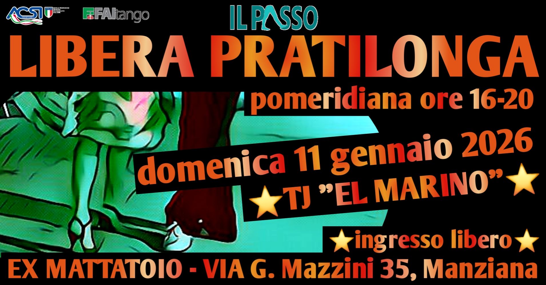 LIBERA PRATILONGA *pomeridiana* A MANZIANA