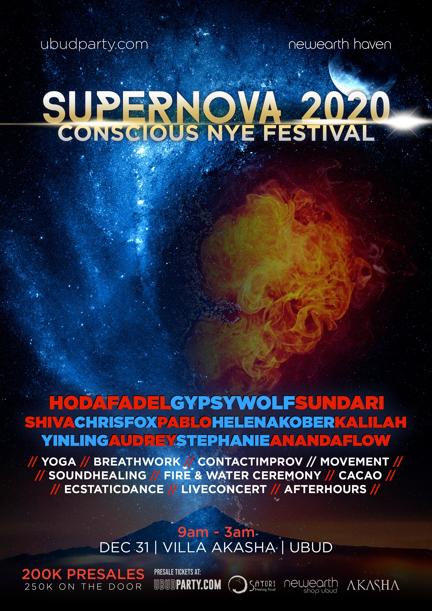 Supernova 2020 x Conscious New Year's Eve Fest