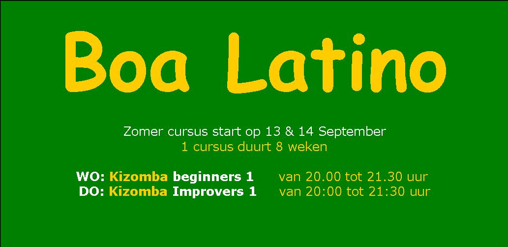 Kizomba proeflessen September