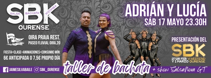 Fiesta SBK Ourense con taller de ADRIÁN Y LUCÍA
