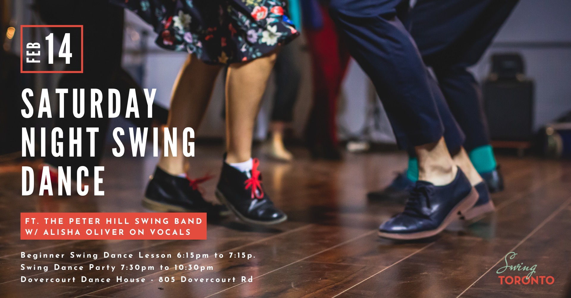 Saturday Night Swing ft. Peter Hill Swing Band w Alisha Oliver! Beginner Lesson & Dance!