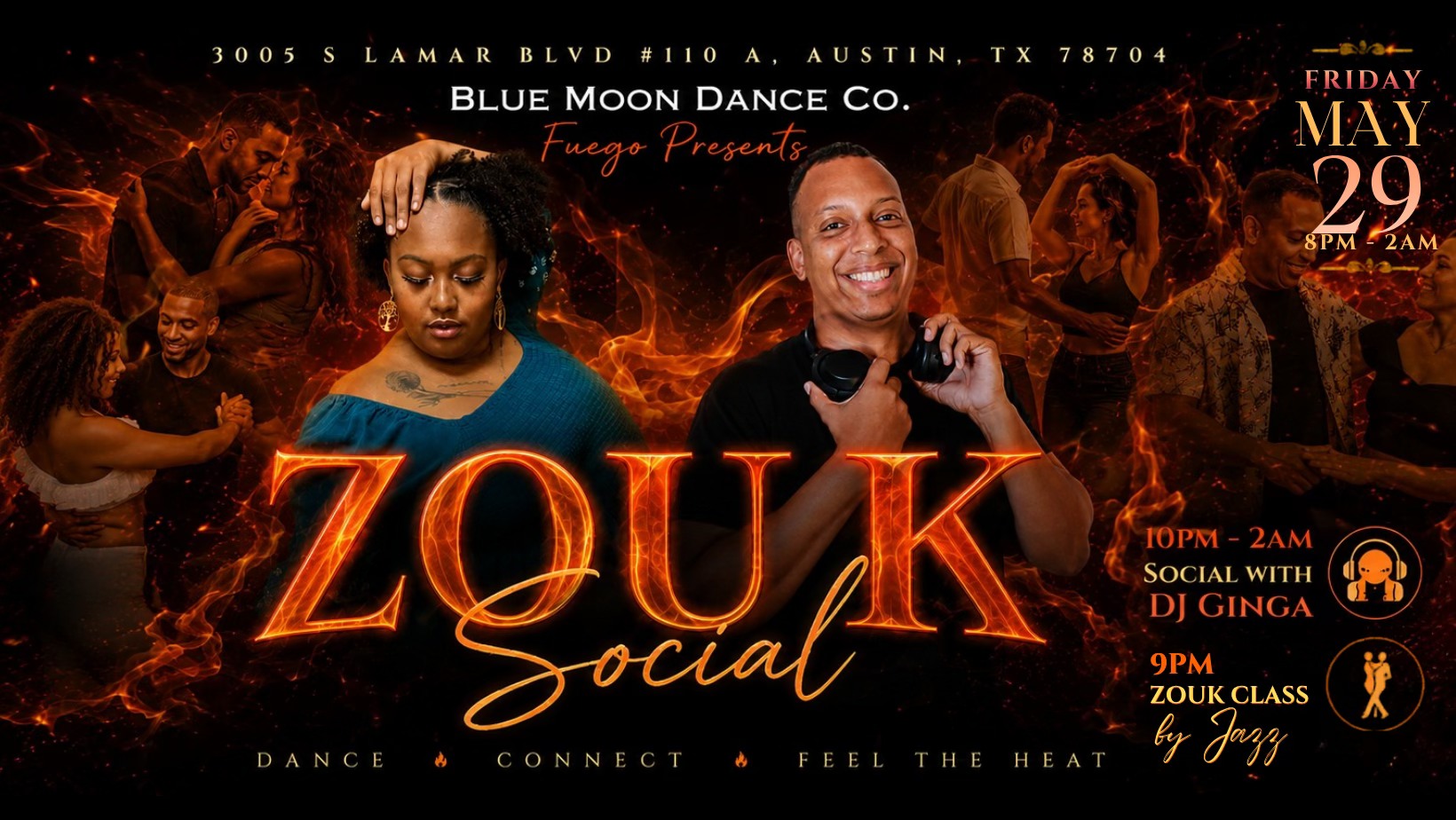 FUEGO FRIDAY-ZOUK SOCIALš„MAY EDITION š„