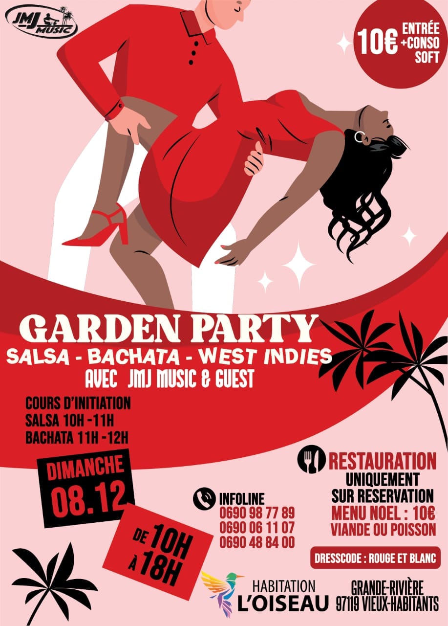 GARDEN PARTY SALSA West-Indies