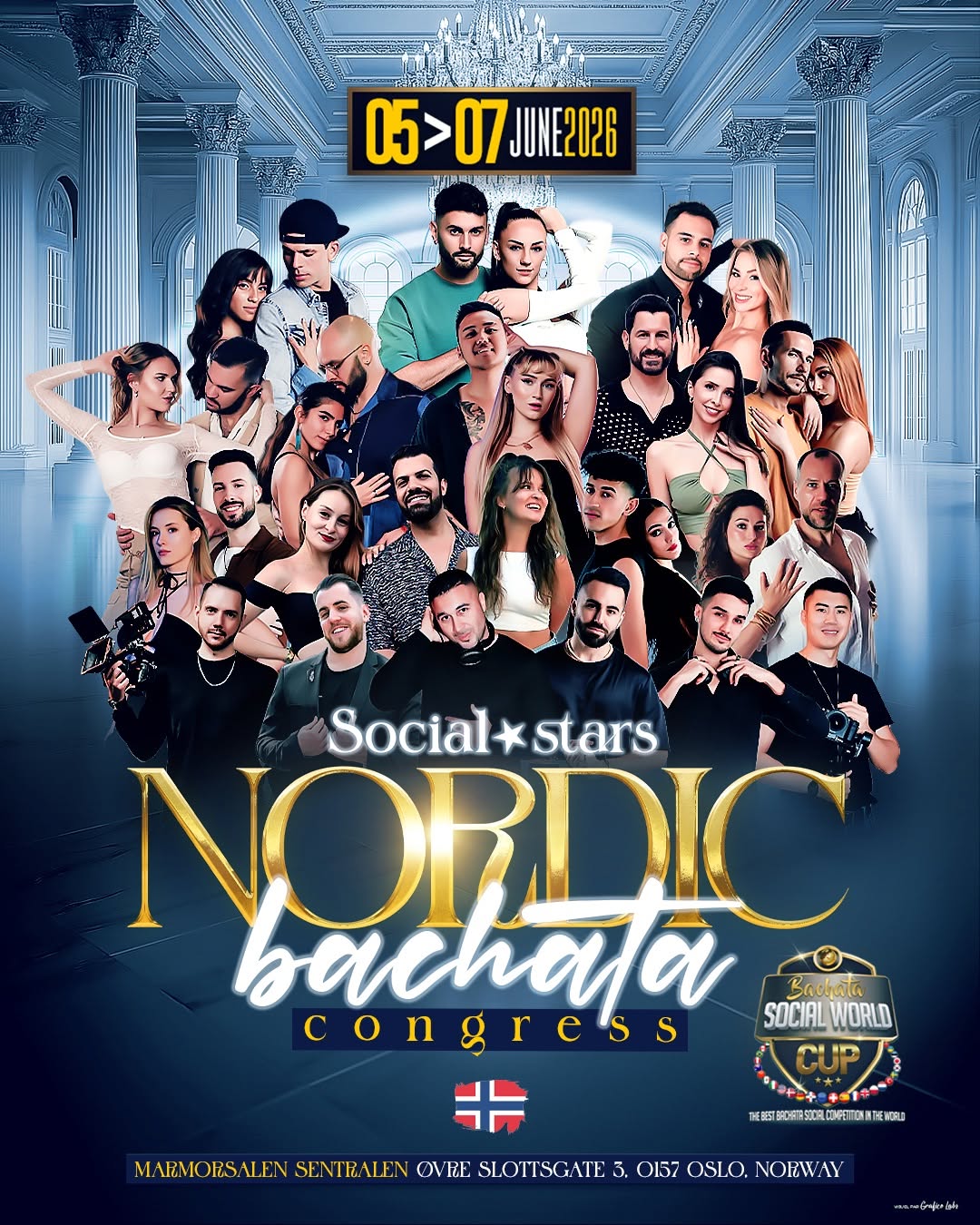 Nordic Bachata Congress - Social stars 05-08 June 2026
