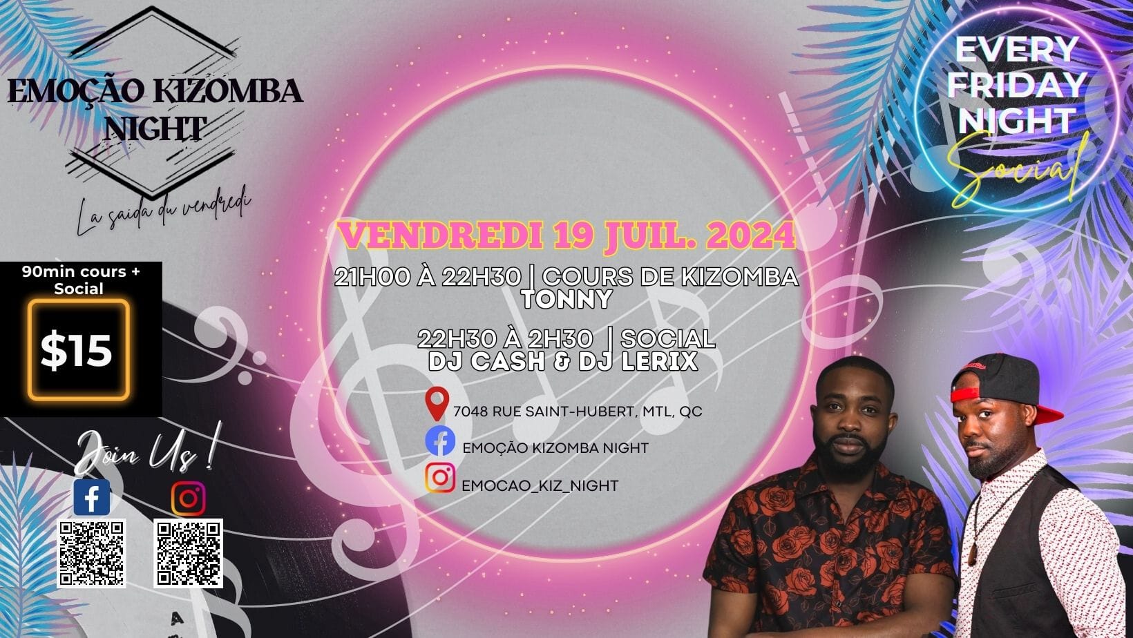 Emoção Kizomba Night : Your Friday Saïda!