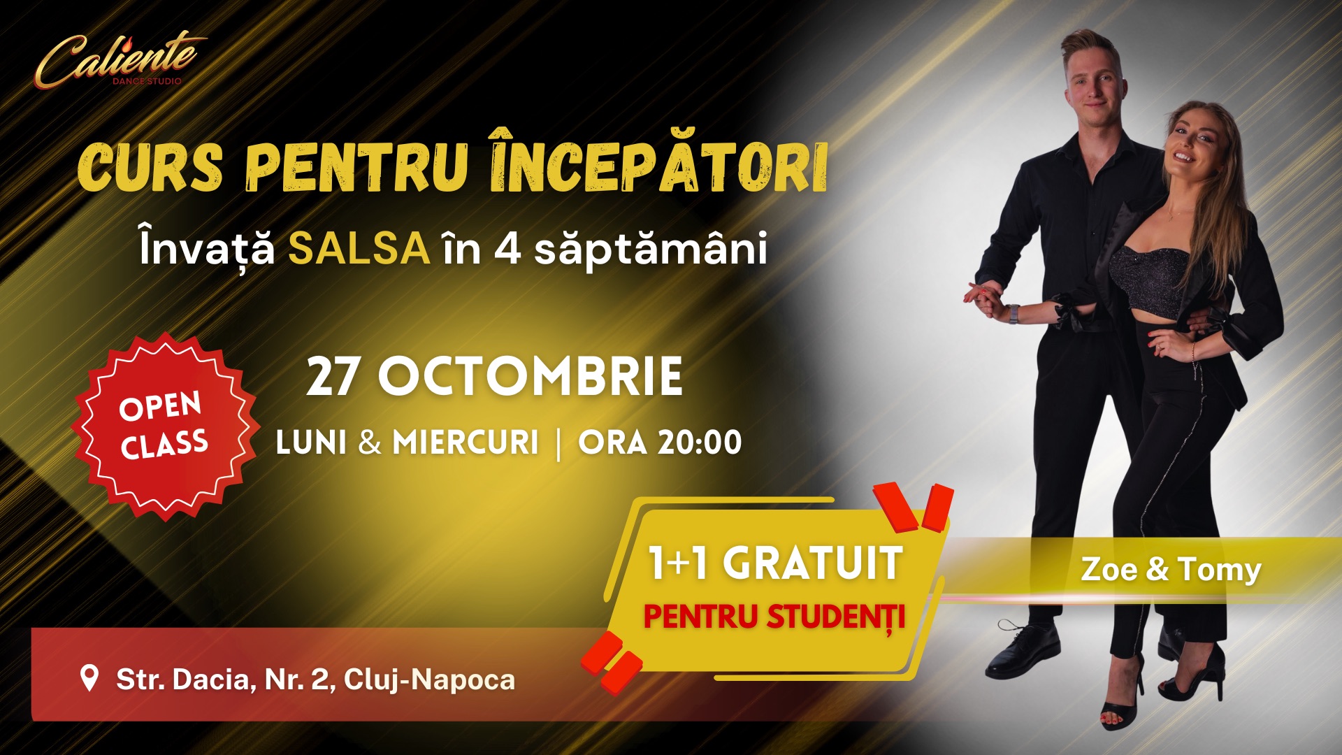 Curs de Salsa pentru Începători ✨