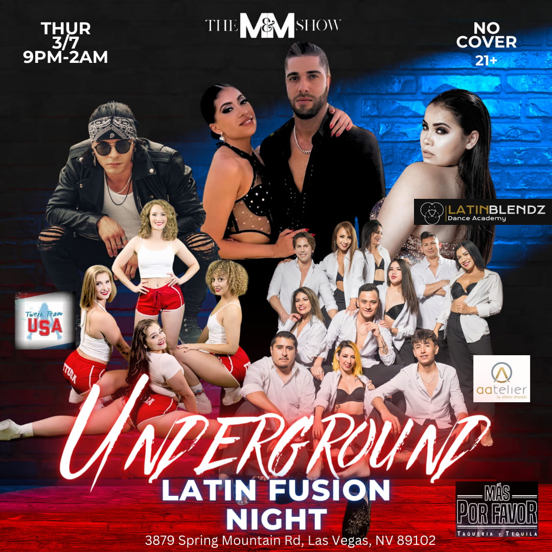 UNDERGROUND (Thursdays @Mas Porfavor) SALSA. BACHATA. MERENGUE. REGGAETON.