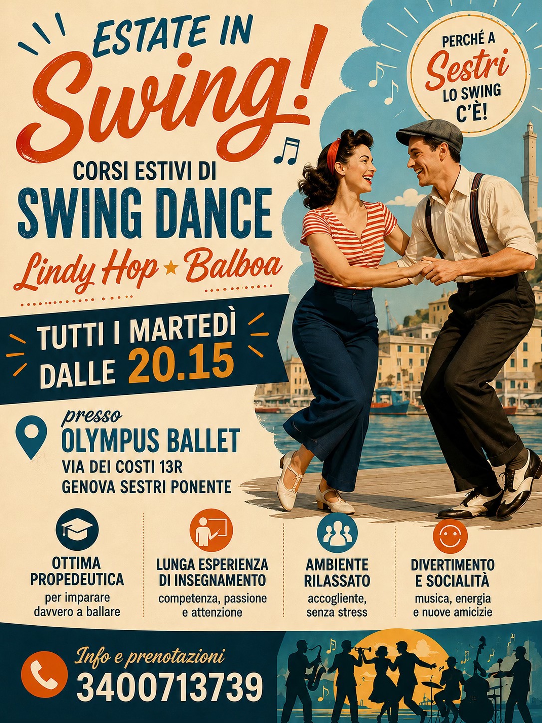 Nuovi corsi Swing Dance estivi