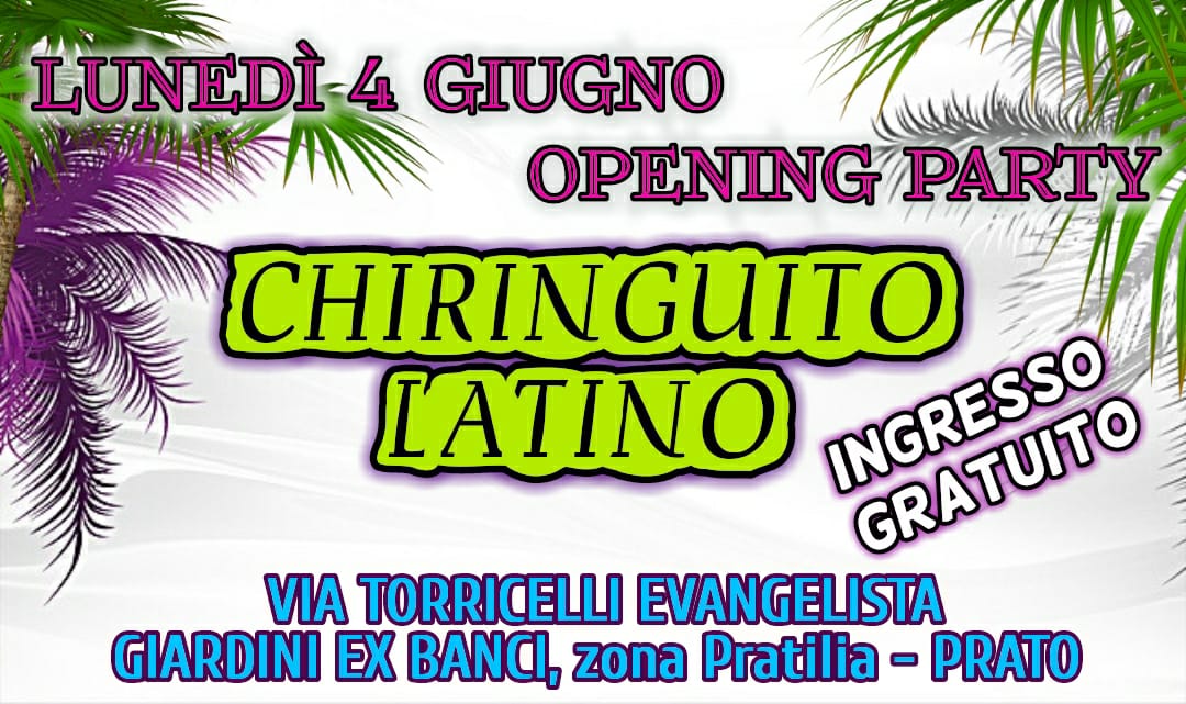 Opening Party Chiringuito Latino