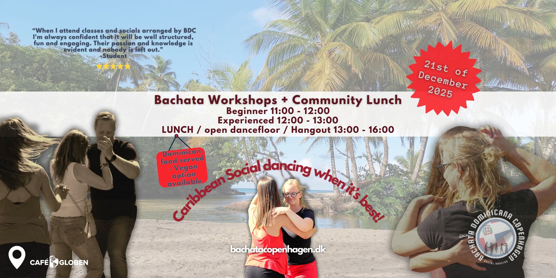 Bachata Workshops and Community Lunch