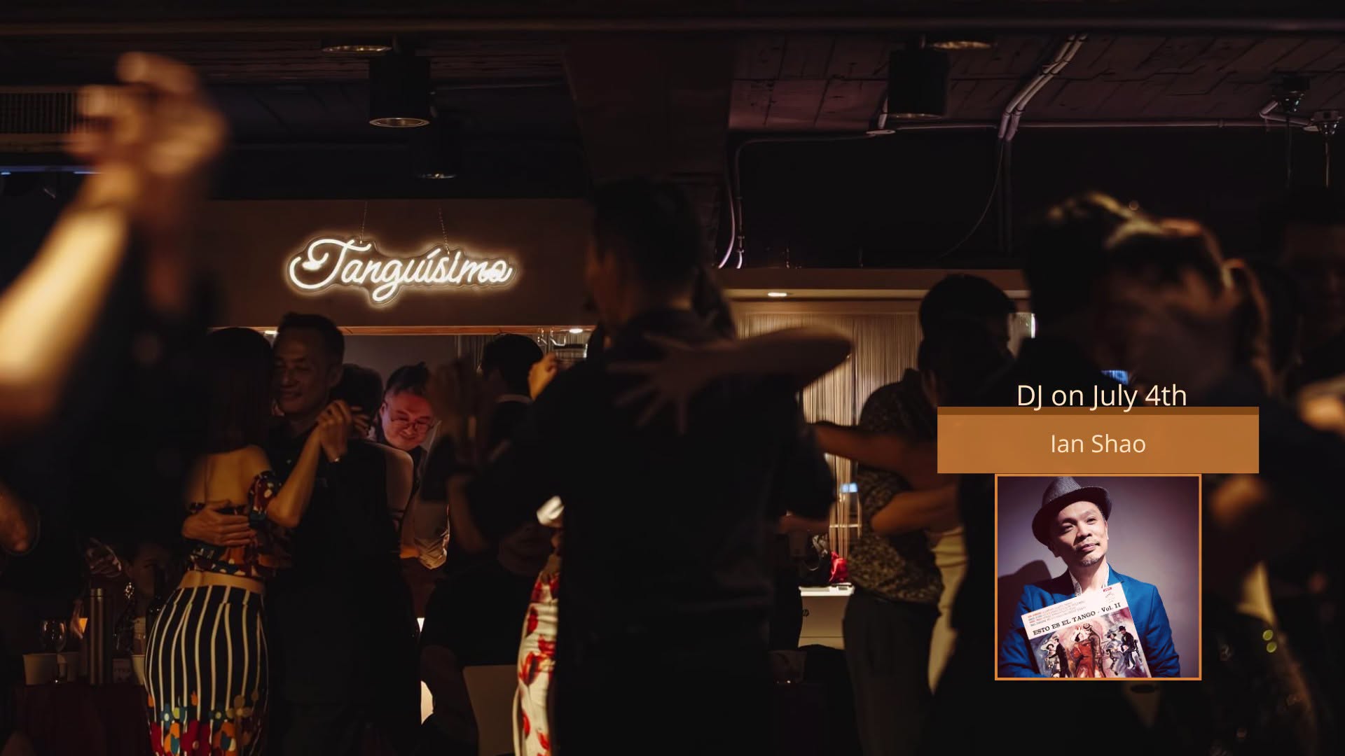 Tanguísimo Saturday Milonga w DJ Ian Shao