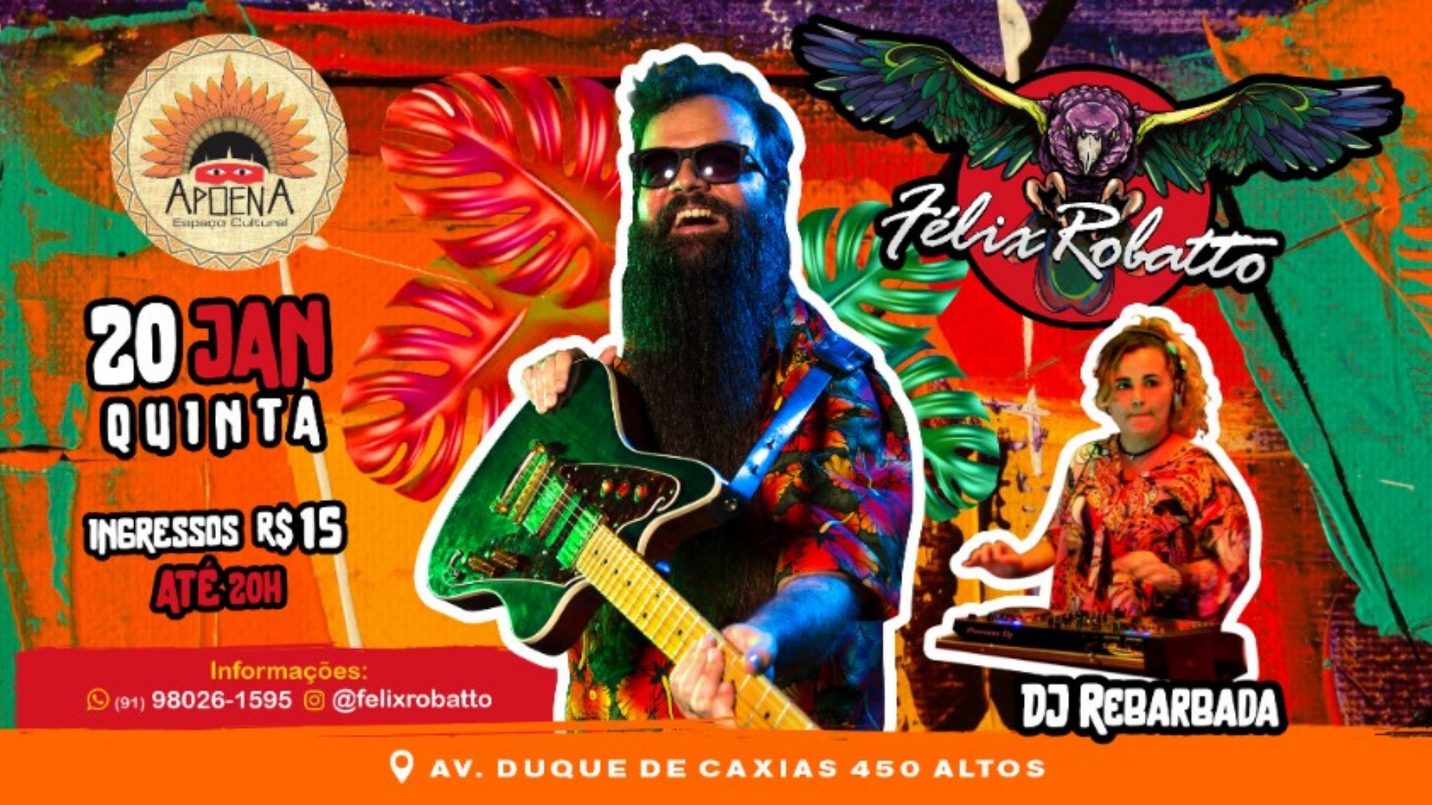 Baile com Félix Robatto + DJ Rebarbada no Apoena#3