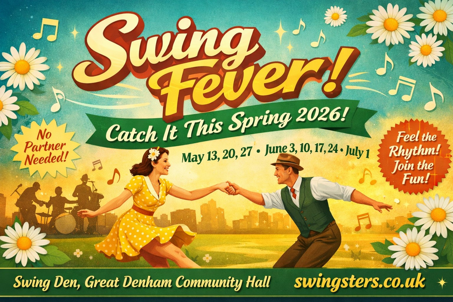 Swingsters - Beginners Course - Swing Fever: Catch It This Spring 2026!
