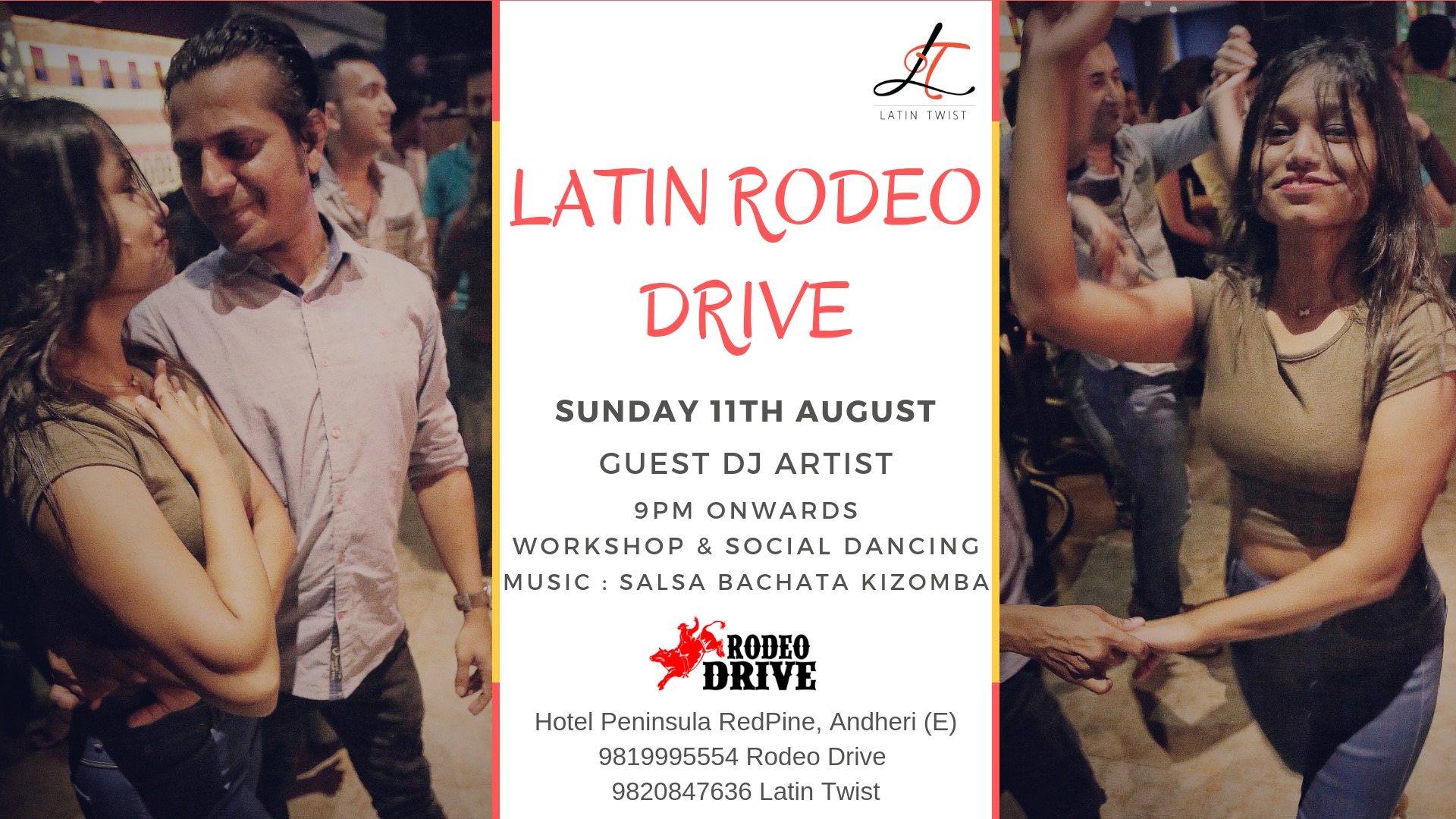 Latin Rodeo Drive' Sunday Delight - Sun 11 August