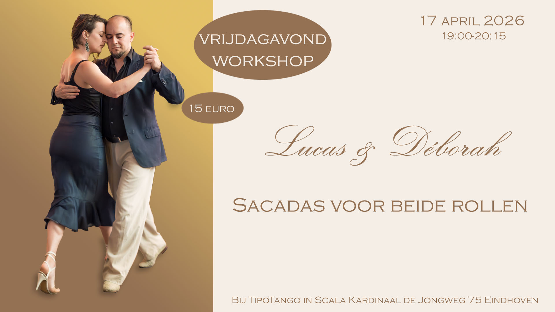 Vrijdagavond workshop met Lucas&Déborah