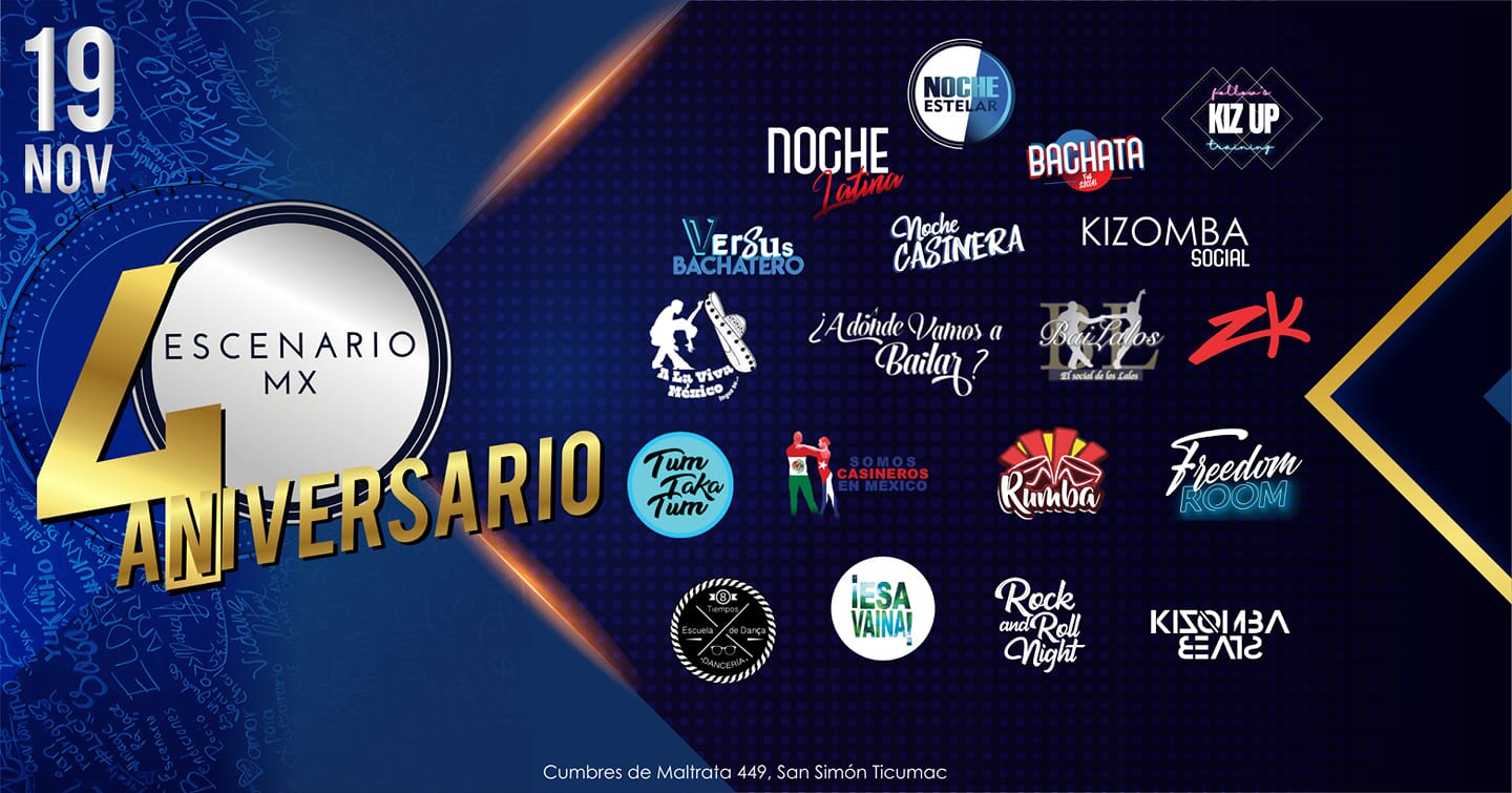 4° Aniversario de Escenario MX