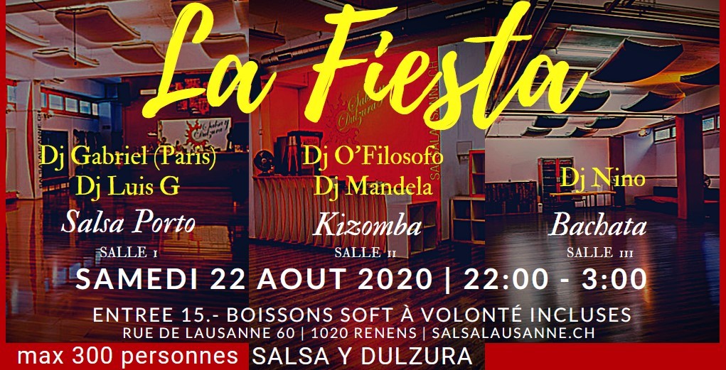 La Fiesta_Samedi 22 aout_3 Salles