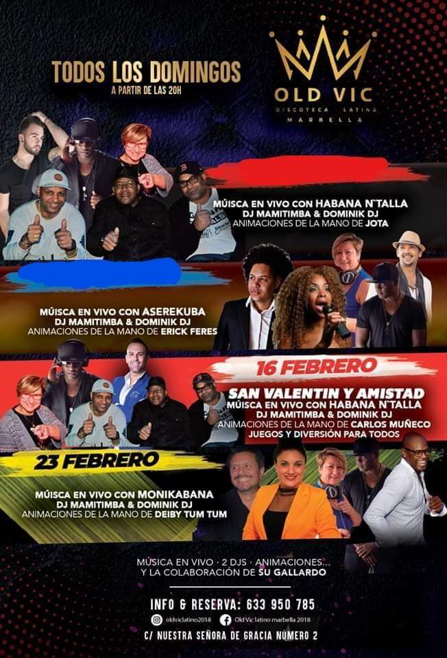 Celebra en Old Vic Salsa la fiesta del Amor y la Amistad