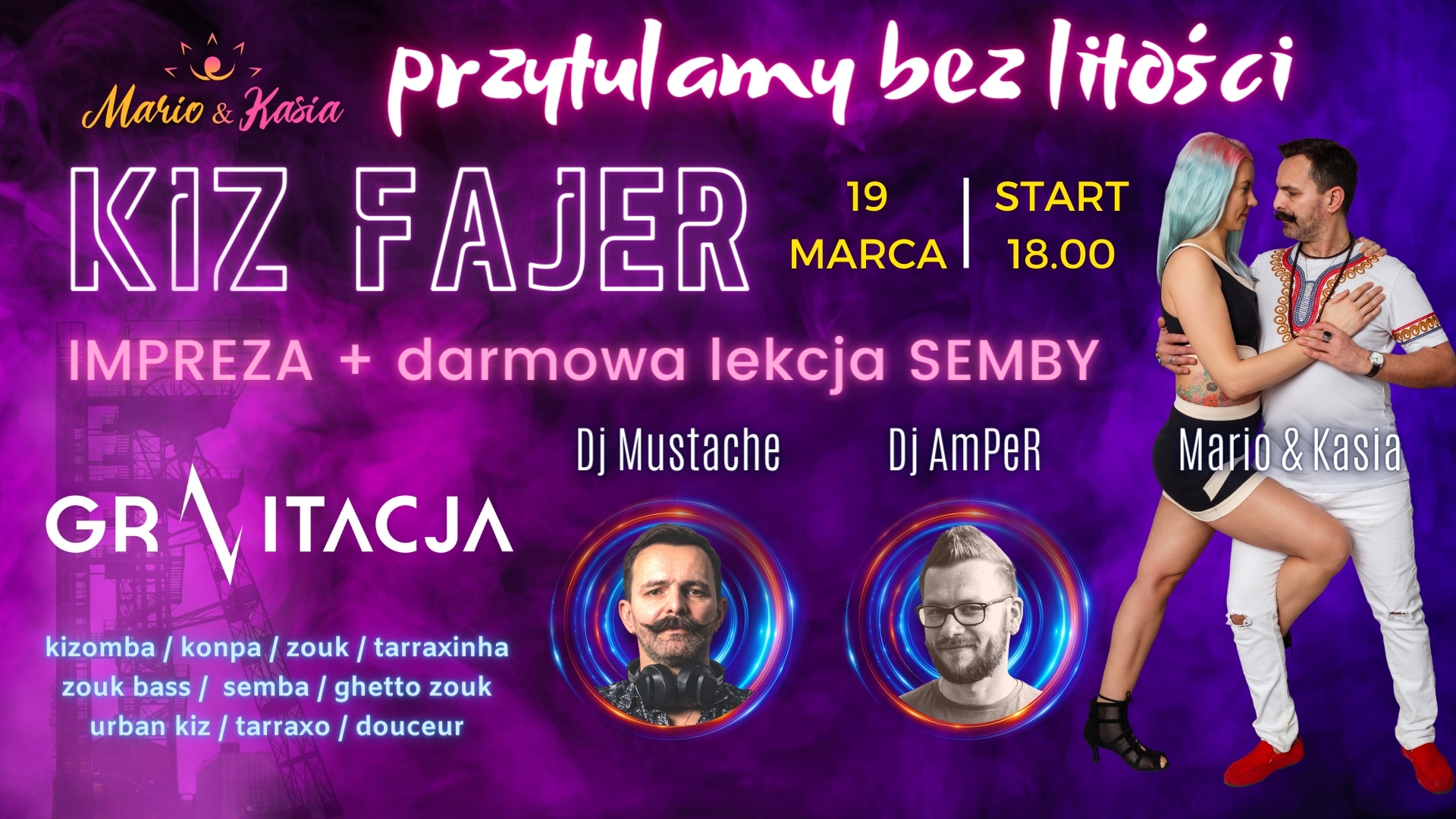 KIZ FAJER w Gravitacji - fedrujemy kizombę :-)