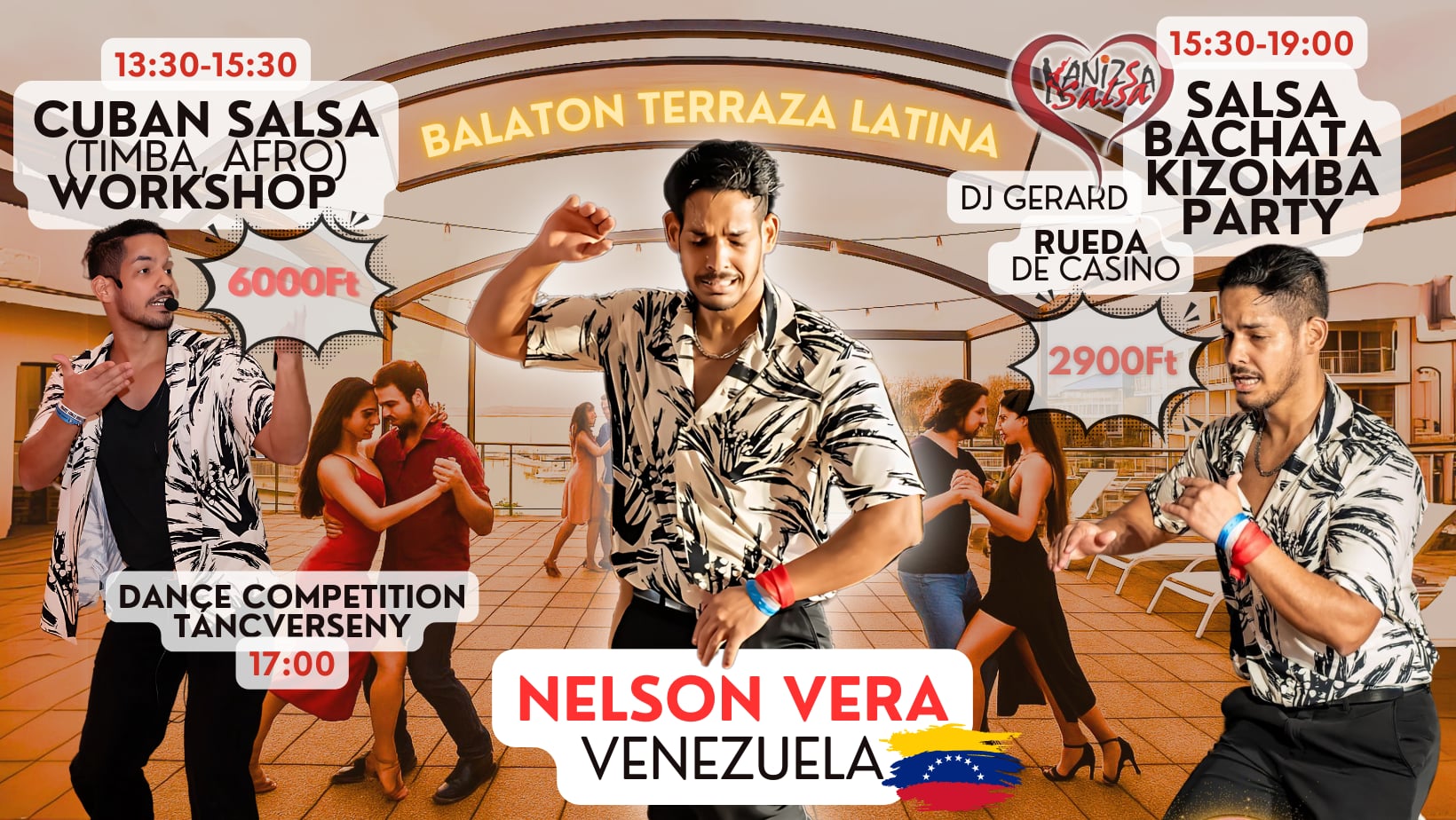 Balaton Terazza Latina - Salsa Workshop & Party con Nelson Vera (Venezuela)