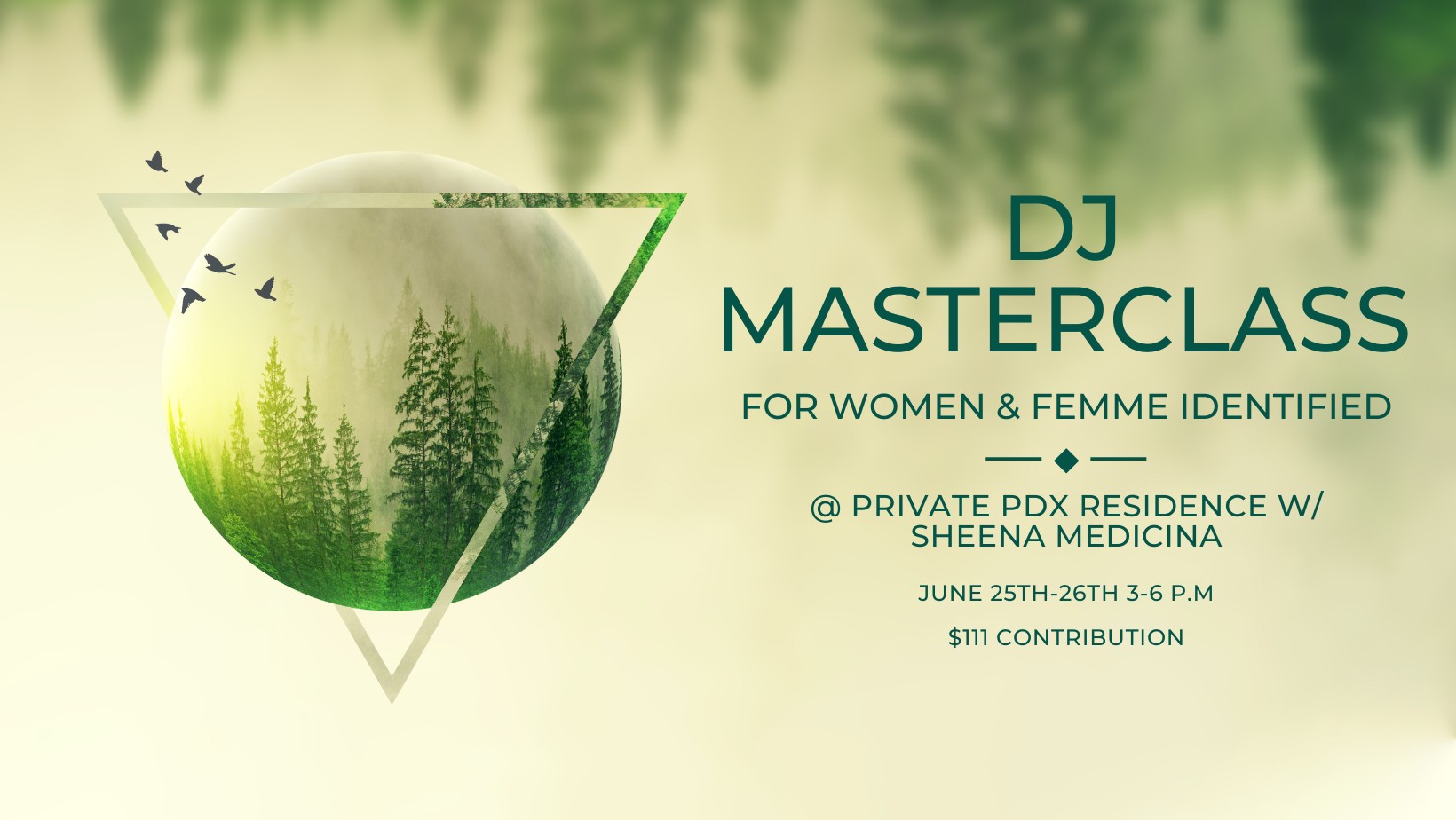 DJ Masterclass for Women & Femme Identified