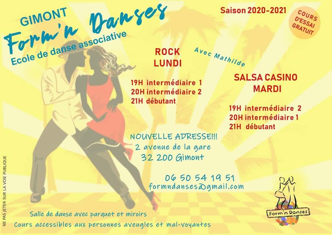Rock et Salsa Form'n Danses 2020 2021