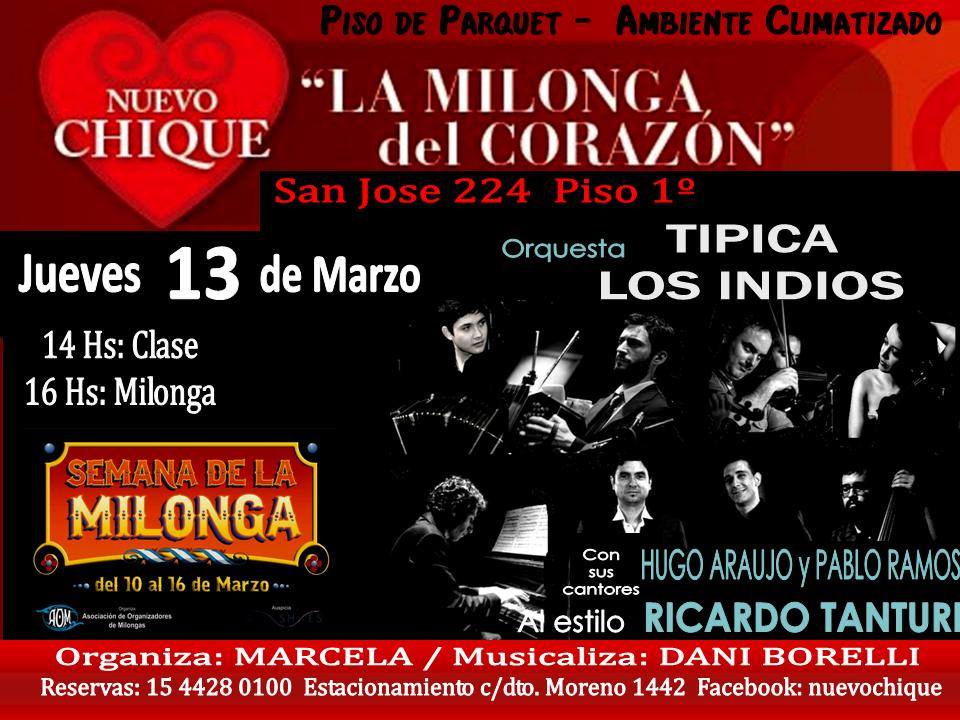 Típica Los Indios Estilo R. Tanturi en Milonga Nuevo Chiqué