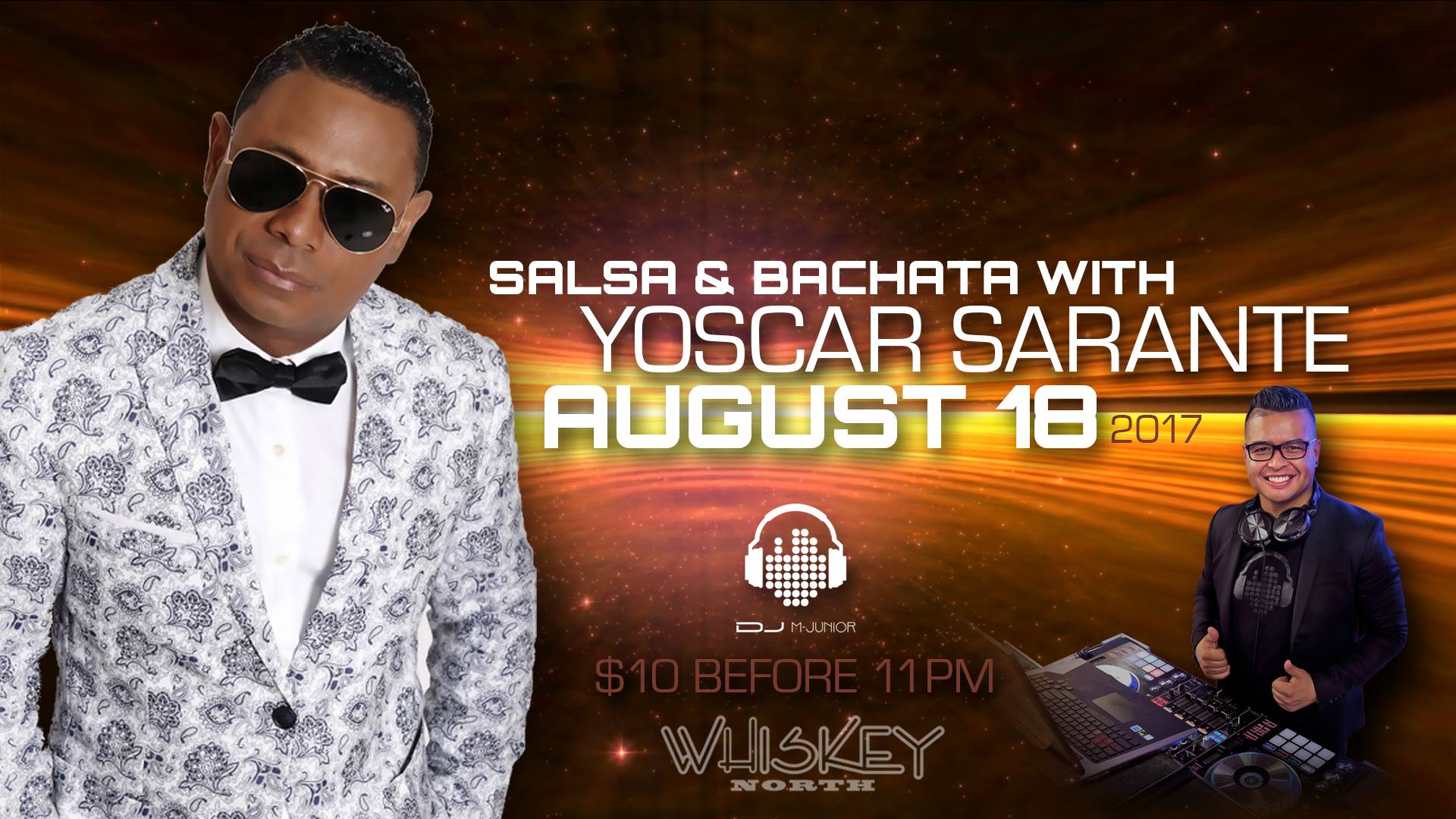 Salsa and Bachata with Yoscar Sarante.
