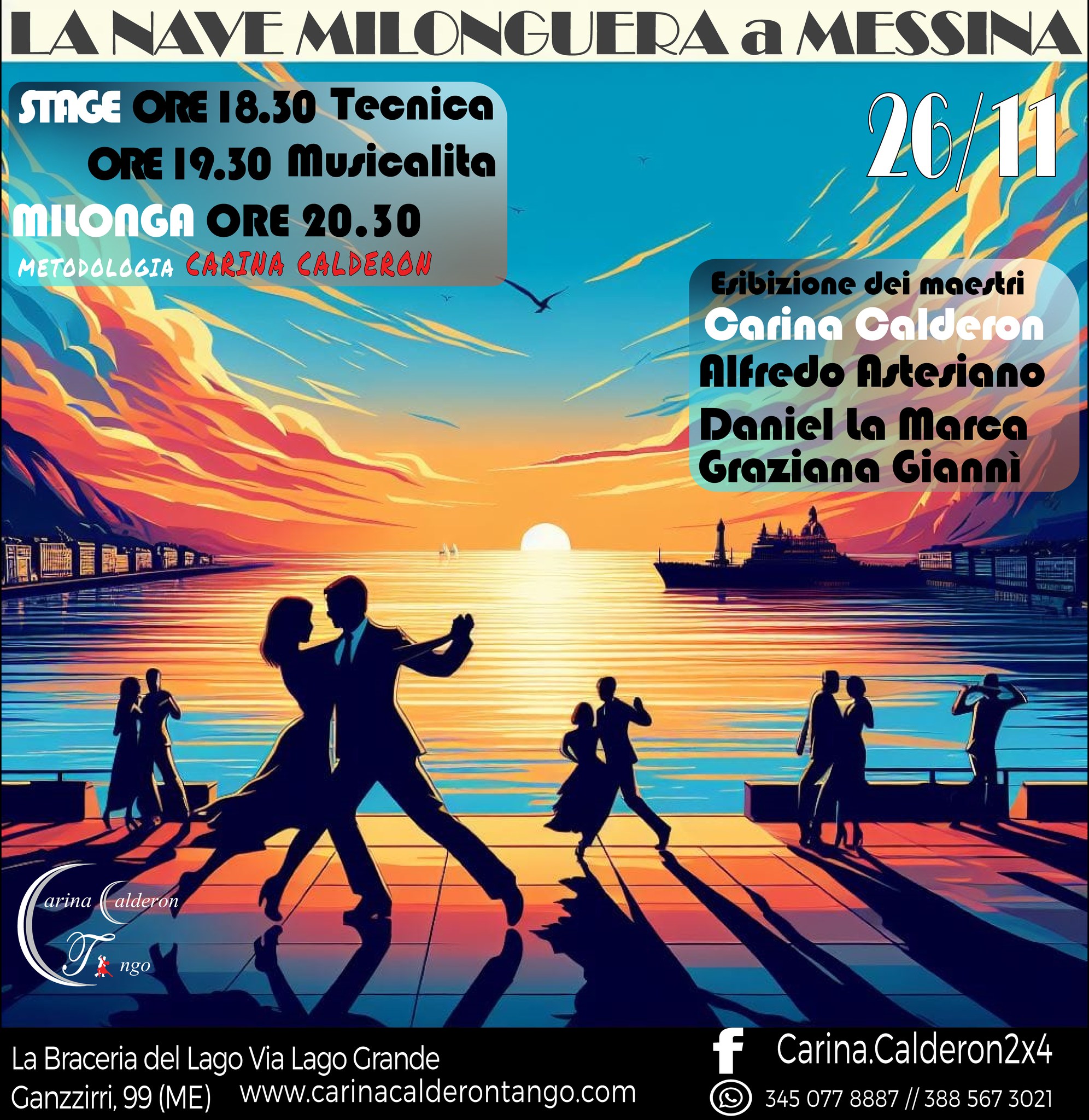 La Nave milonguera a Messina milonga pomeridiana