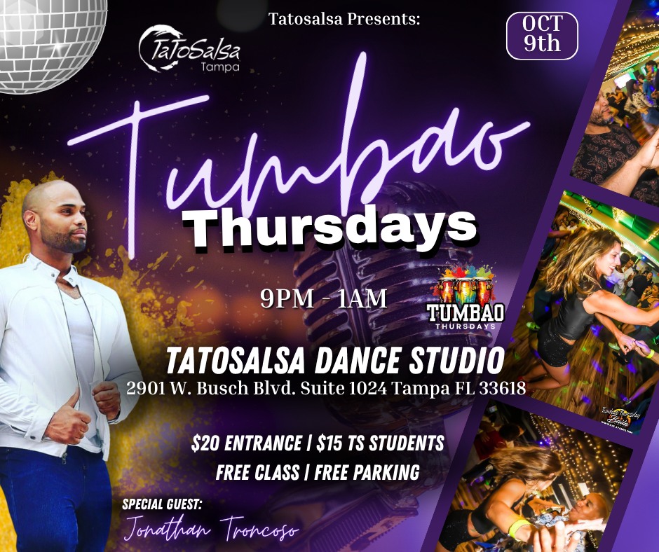 Tumbao Thursdays Dance Social Oct 9th - Class with Jonathan Troncoso