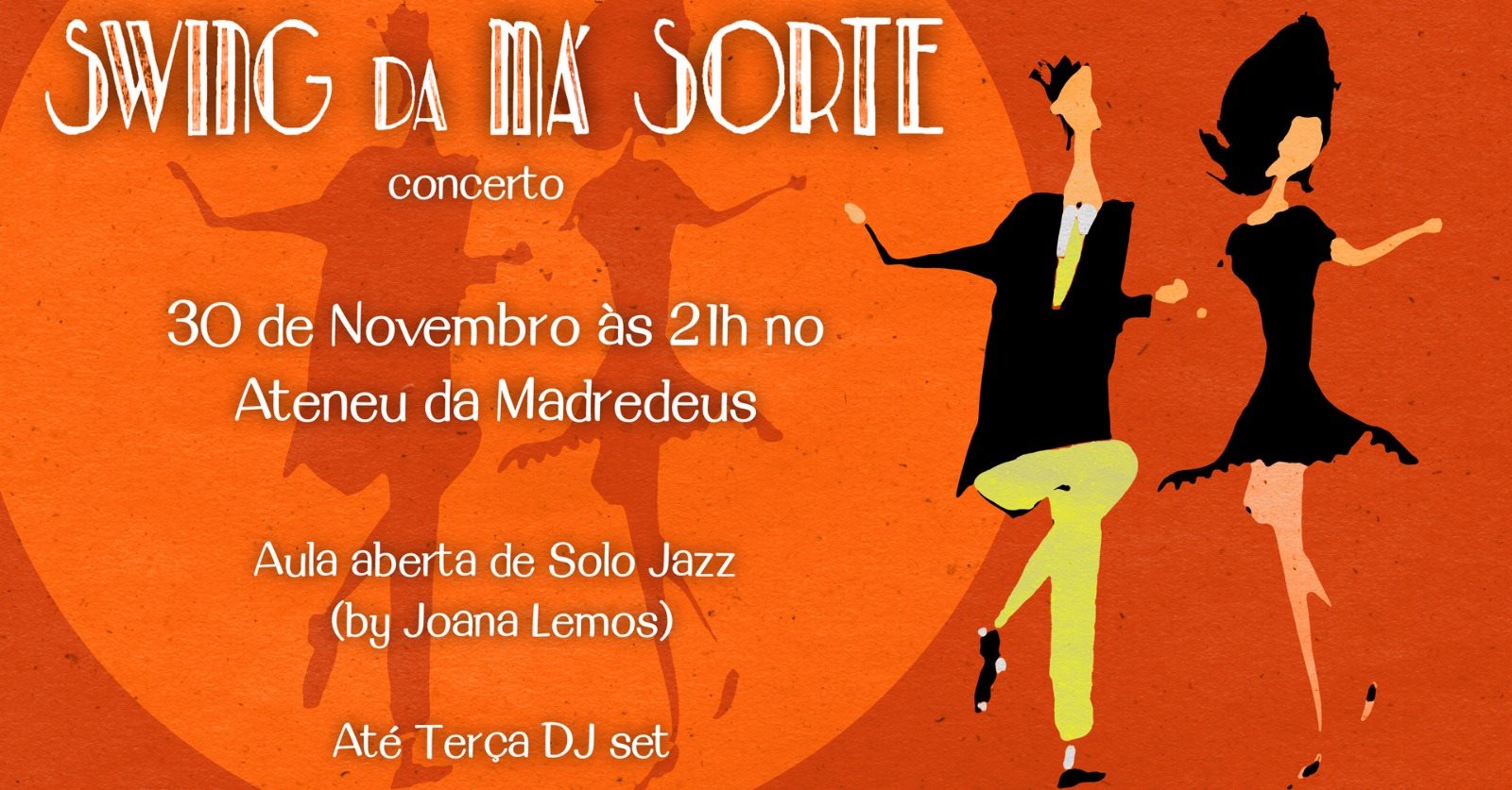 Drop-In Solo Jazz Concerto Swing da Má-Sorte Até Terça Dj