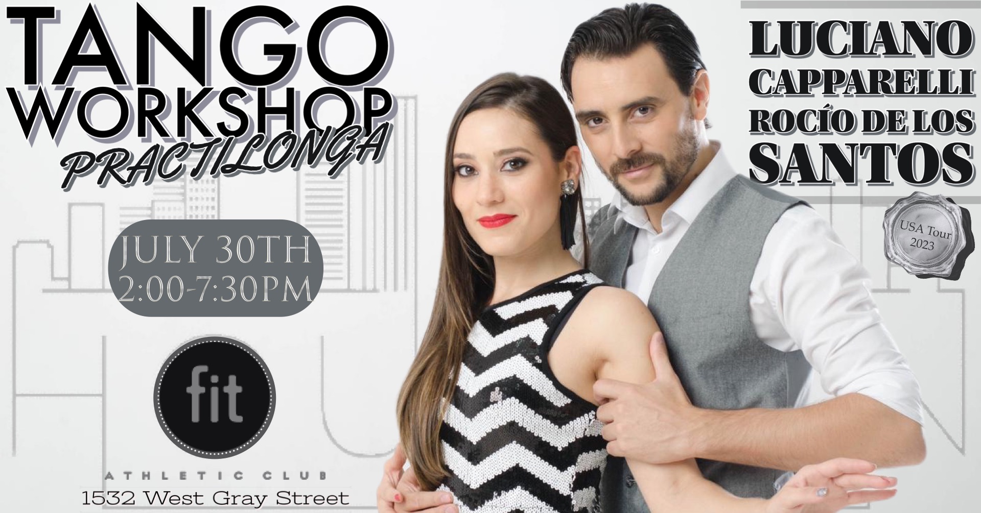 Workshop and Practilonga with Luciano & Rocío