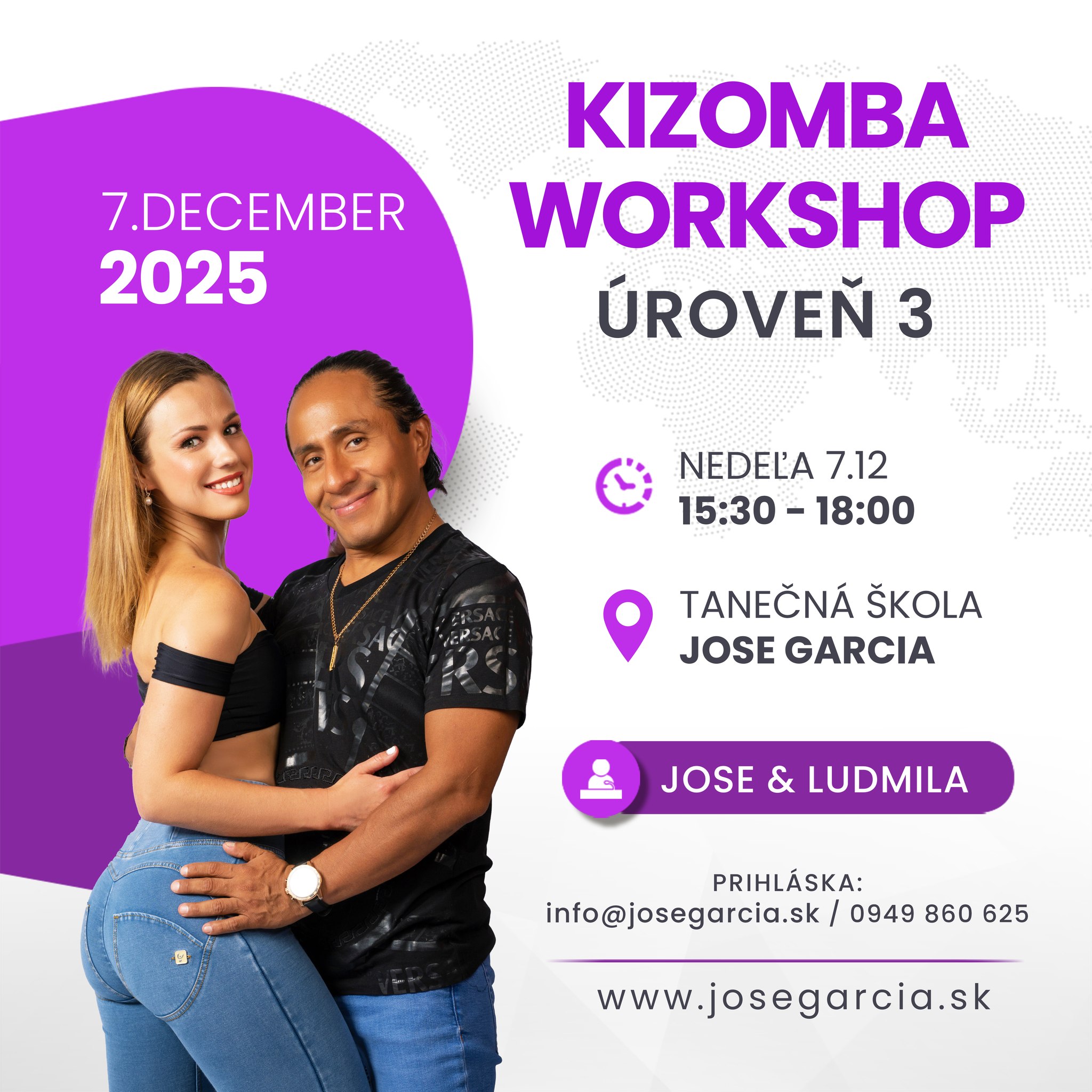 KIZOMBA WORKSHOP - ÚROVEŇ 3