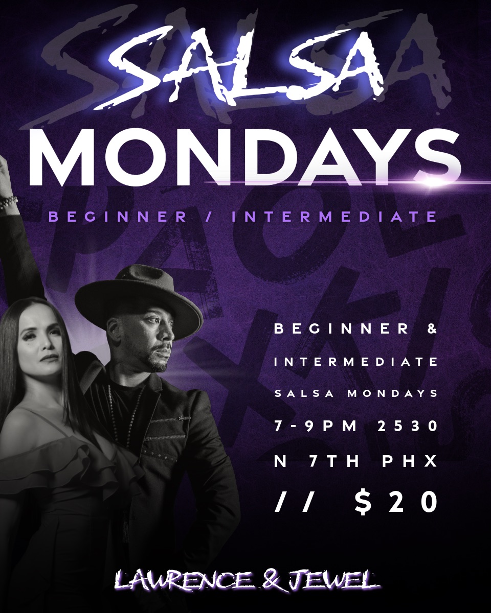 Monday Beginner Salsa with Lawrence & Jewel!