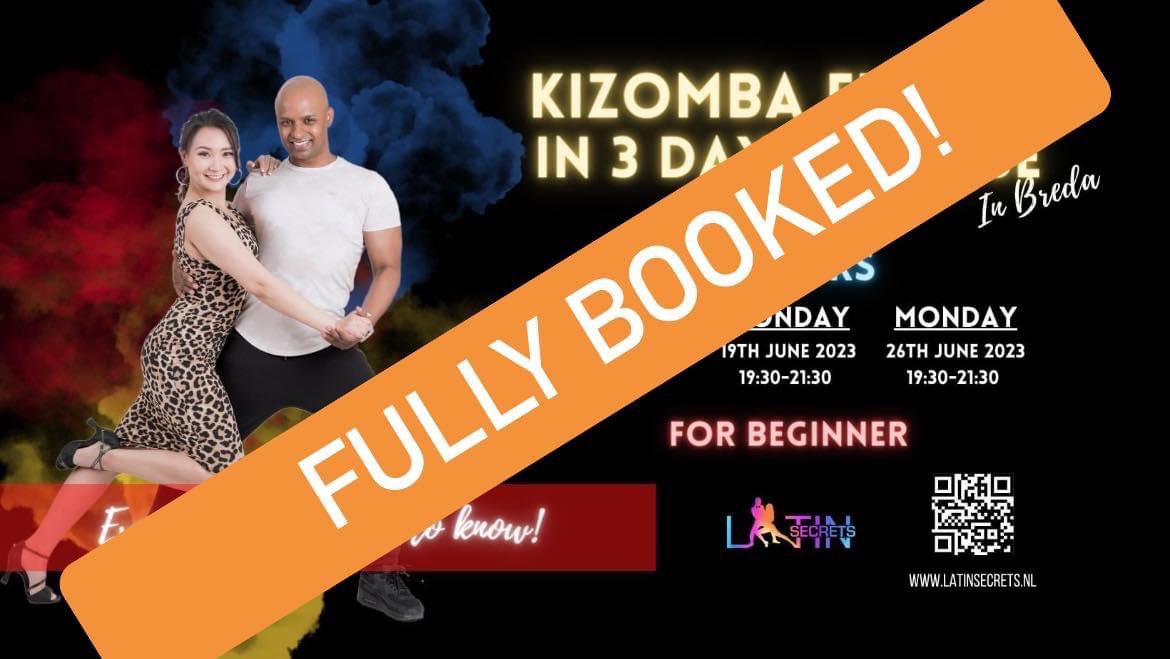 Kizomba Fusion in 3 Days Course: For beginner in Breda