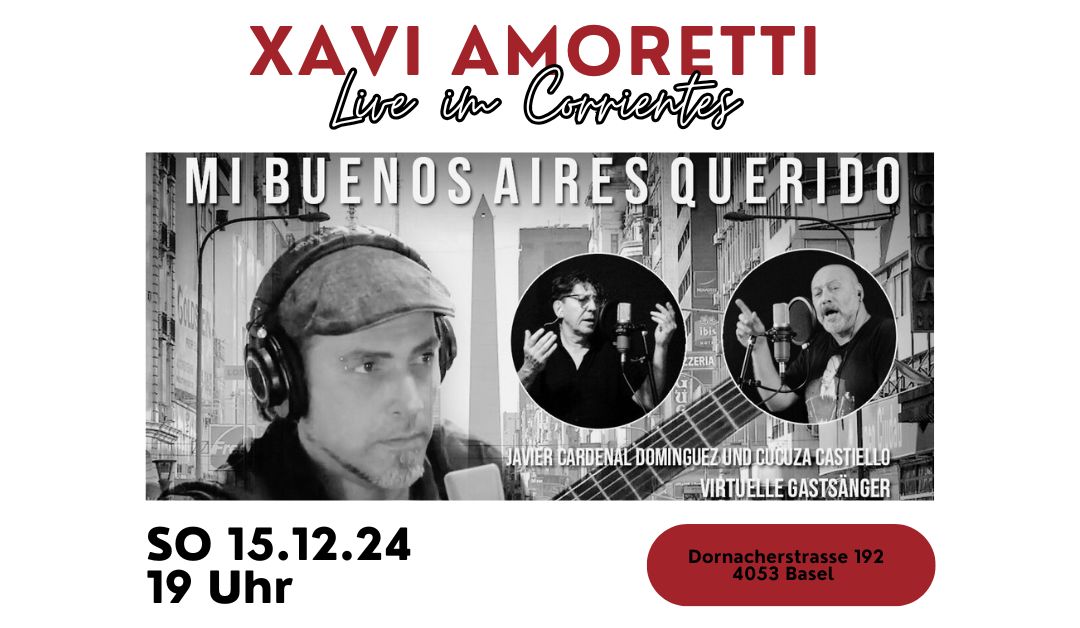 LIVE Milonga mit Xavi Amoretti