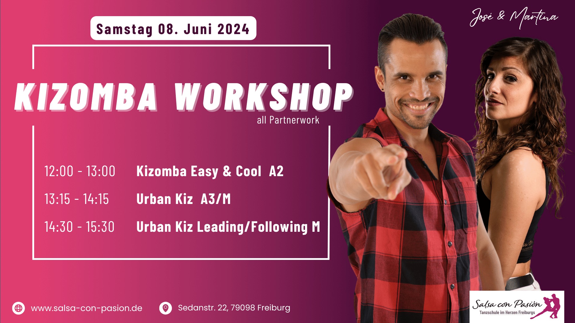 Kizomba Workshop Freiburg - José & Martina