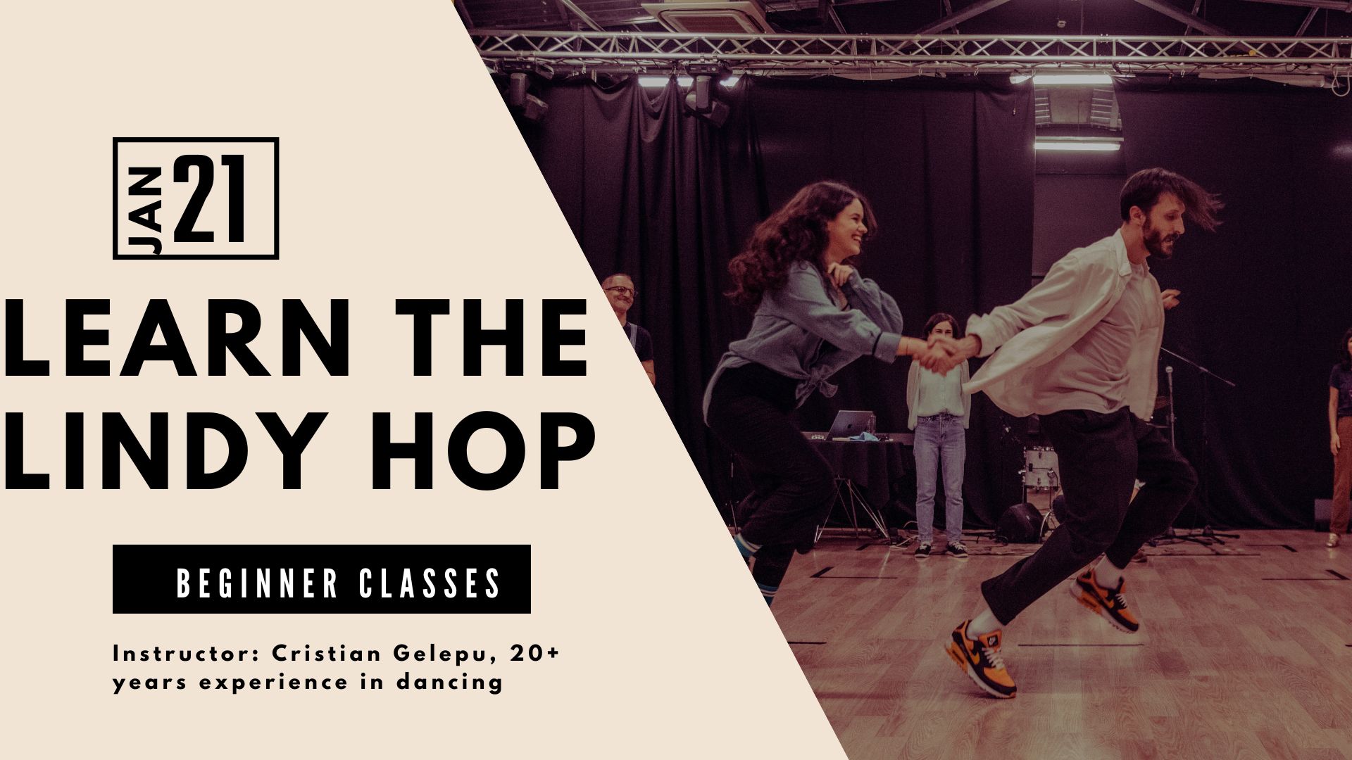 Learn the Lindy Hop! Beginner Class - ENROLLMENT OPEN!