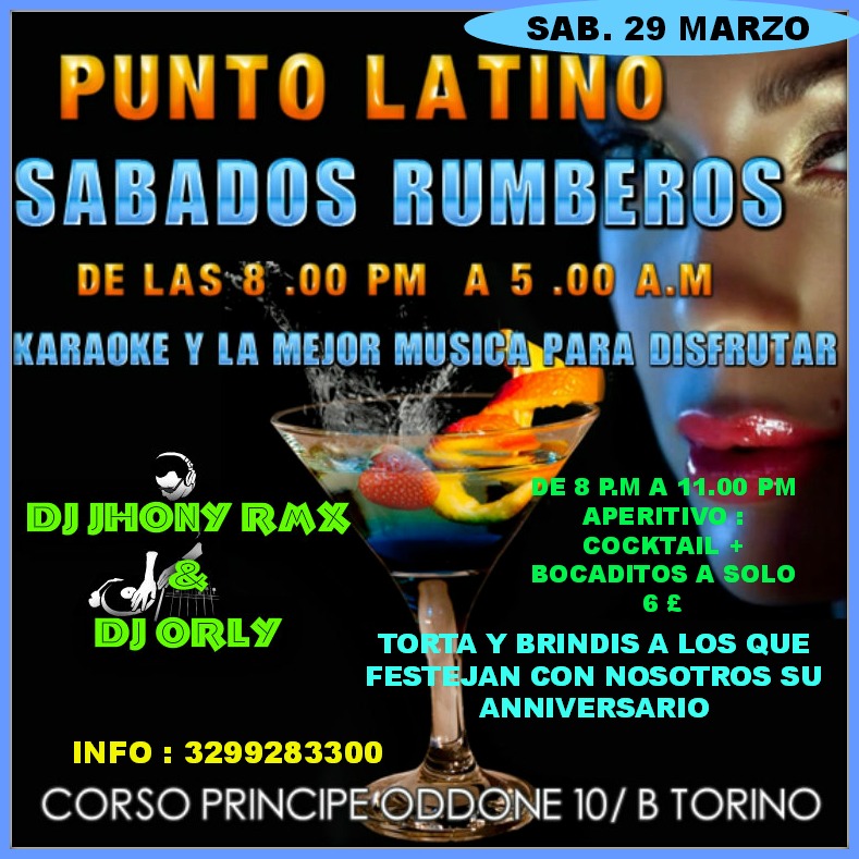 PUNTO LATINO SABADOS DE RUMBA